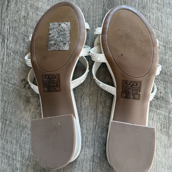 Sugar Women's Cream Heeled Sandals - Picture 5 of 8